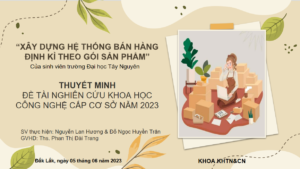 Ảnh báo cáo thuyết minh đề tài nghiên cứu khoa học