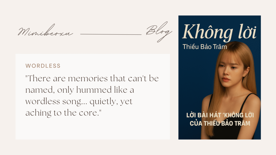 Không lời Thiều Bảo Trâm