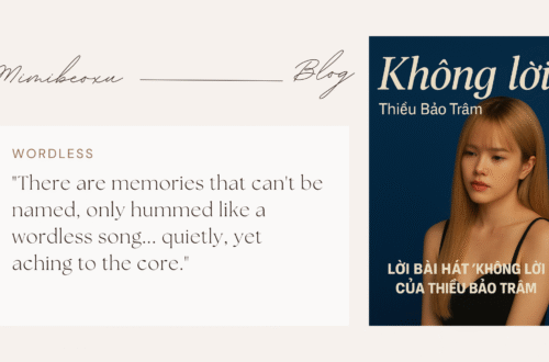 Không lời Thiều Bảo Trâm